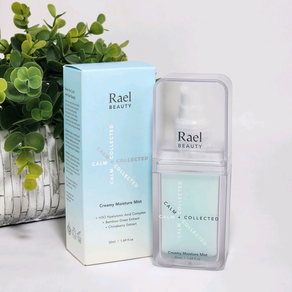 Rael Beauty Hyaluronic Acid Hydration Silky Skin Creamy Moisture Mist H3O 1.69oz